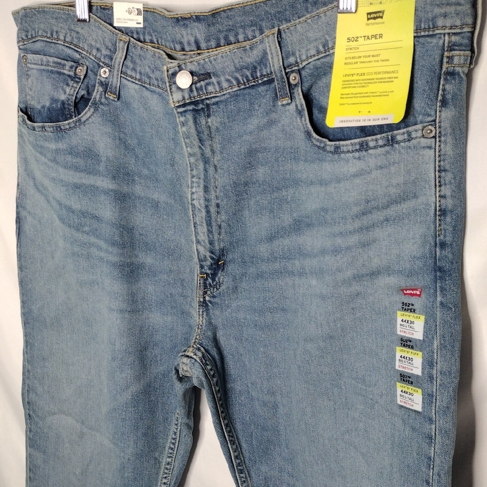 Levi's 502 Taper 44 X 30 Big & Tall Stretch